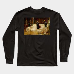Salome and the Tigers by Rudolf Ernst Long Sleeve T-Shirt